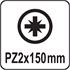 POZIDRIVE SCREWDRIVER PZ2x150MM