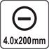 SLOTTED SCREWDRIVER 5x200MM