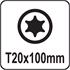 TORX SCREWDRIVER T20x100MM