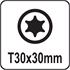 SCREWDRIVER BIT TORX T30x30MM S2