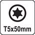 TORX PRECISION SCREWDRIVER T5x50MM