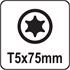 TORX SCREWDRIVER T5x75MM