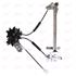 Rear Left Electric Window Regulator (with motor) for NISSAN PRIMERA Hatchback (P11), 1996 2002, 4 Door Models, WITHOUT One Touch/Antipinch, motor has 2 pins/wires