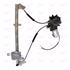 Front Left Electric Window Regulator (with motor) for NISSAN PICK UP (D), 1997 2007, 2/4 Door Models, WITHOUT One Touch/Antipinch, motor has 2 pins/wires