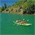 Aqua Marina Betta 412 13'6" Recreational 2 Person Kayak with Inflatable Deck   Kayak Paddle Set Included