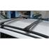 Aguri Prestige II black aluminium aero Roof Bars for Peugeot 407 SW 2004 2010 With Raised Roof Rails