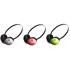 3 Sets of Creative Labs Lightweight Sport Headphones   Black, Red and Green