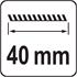 DOUBLE EDGE SCRAPER 4CM