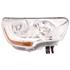 Right Headlamp (Halogen, Takes H7 / H1 Bulbs, Original Equipment) for Citroen C4 2010 2014
