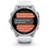 Garmin Fenix 8 Smartwatch 43mm AMOLED in Silver with Whitestone Silicone Strap