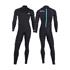 MDNS Pioneer Fullsuit 5|4|3mm Steamer Men's Wetsuit   Black and Teal   Size XL
