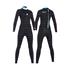 MDNS Pioneer Fullsuit 4|3mm Steamer Women's Wetsuit   Black and Azure   Size XS