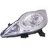 Left Headlamp (Halogen, Takes H4 Bulb) for Peugeot 107 2012 on
