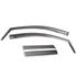 Climair Wind Deflectors with Smoked Tint Front and Rear Set for VW T CROSS (C11), 2018 Onwards, SUV, 5 Door