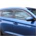 Climair Wind Deflectors with Smoked Tint Front and Rear Set for NISSAN MICRA V (K14), 2016 Onwards, Hatchback, 5 Door