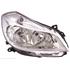 Right Headlamp (Chrome Bezel, Without Cornering Lamp, Halogen, Takes H7 / H7 Bulbs) for Renault CLIO Grandtour 2005 2009