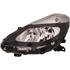 Left Headlamp (With Black Bezel, Takes H7/H7 Bulbs, Supplied Without Motor) for Renault CLIO Grandtour 2009 2011