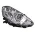 Right Headlamp (With Chrome Bezel, Takes H7/H7 Bulbs, Supplied Without Motor) for Renault CLIO Grandtour 2009 on