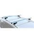 G3 Clop silver aluminium aero Roof Bars for Hyundai BAYON 2021 Onwards (With Solid Integrated Roof Rails)