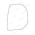 Right Wing Mirror Glass (Not Heated) and Holder   Peugeot PARTNER van 2008 to 2012