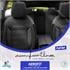 Premium Fabric Car Seat Covers COMFORTLINE   Black For Renault CLIO Mk II 1998 2005