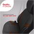 Premium Lacoste Leather Car Seat Covers LIMITED SERIES   Black Grey For Subaru LEGACY VI 2015 Onwards