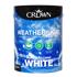 Crown Weathercoat Smooth Masonry Paint BRILLIANT WHITE   5L