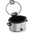 Crock Pot 3.5L Slow Cooker with Hinged Lid   Stainless Steel