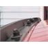 La Prealpina LP49 silver aluminium aero Roof Bars for Dodge Nitro 2008 2012 With Plastic Roof Rails