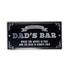 Dad's Bar   Peel & Stick Bar Sign