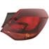 Right Rear Lamp (Outer, On Quarter Panel, Conventional Bulb Type, Original Equipment) for Opel ASTRA GTC J 2012 on