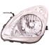 Left Headlamp (Halogen, Takes H4 Bulb, With Loadlevel Adjustment, Supplied Without Motor) for Nissan PIXO 2009 on