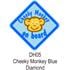 Castle Promotions Suction Cup Diamond Sign   Blue   Cheeky Monkey