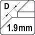 DIAMOND BLADE, CONTINOUS RIM 115MM