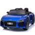 Audi R8 Kids Electric Ride On Car With Remote Control   12v Blue