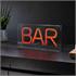 Bar Neon Light Sign   Red