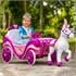 Disney Princess Horse & Carriage Electric Ride On   6v Pink