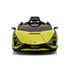 Lamborghini Sian Electric Ride On Car with Parents Remote   12v Green