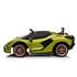 Lamborghini Sian Electric Ride On Car with Parents Remote   12v Green