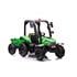 Kids Electric Ride On Tractor Multi Terrain   24v Green