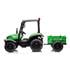 Kids Electric Ride On Tractor Multi Terrain   24v Green