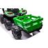 Kids Electric Ride On Tractor Multi Terrain   24v Green