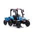 Kids Electric Ride On Tractor Multi Terrain   24v Blue