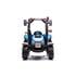 Kids Electric Ride On Tractor Multi Terrain   24v Blue