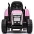 Electric Ride On Tractor & Trailer With Parental Control   12v Pink