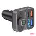 Bluetooth Car FM Transmitter With 2 USB and 1 USB C Port   12v / 24v