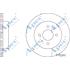 APEC Front Axle Brake Discs (Pair)   Diameter: 257mm   DSK2237
