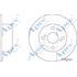 APEC Rear Axle Brake Discs (Pair)   Diameter: 240mm   DSK2306