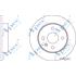 APEC Rear Axle Brake Discs (Pair)   Diameter: 240mm   DSK297