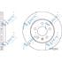 APEC Front Axle Brake Discs (Pair)   Diameter: 256mm   DSK2993
